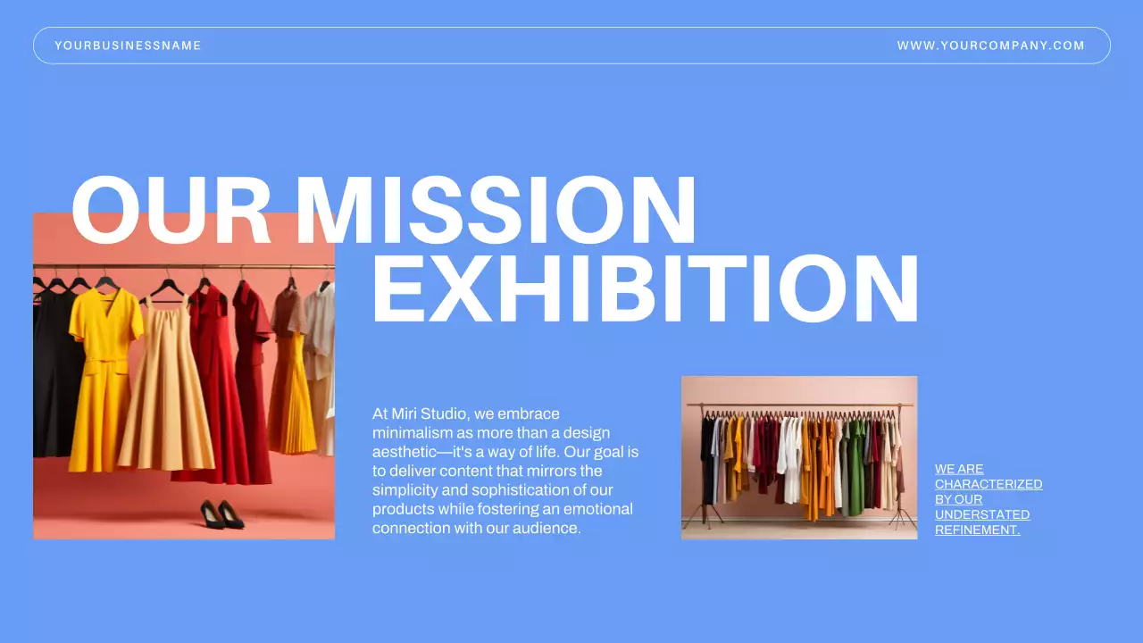 Blue Modern Business Profile Presentation