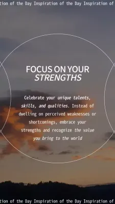 Orange Minimal Motivation Announcement Instagram Post