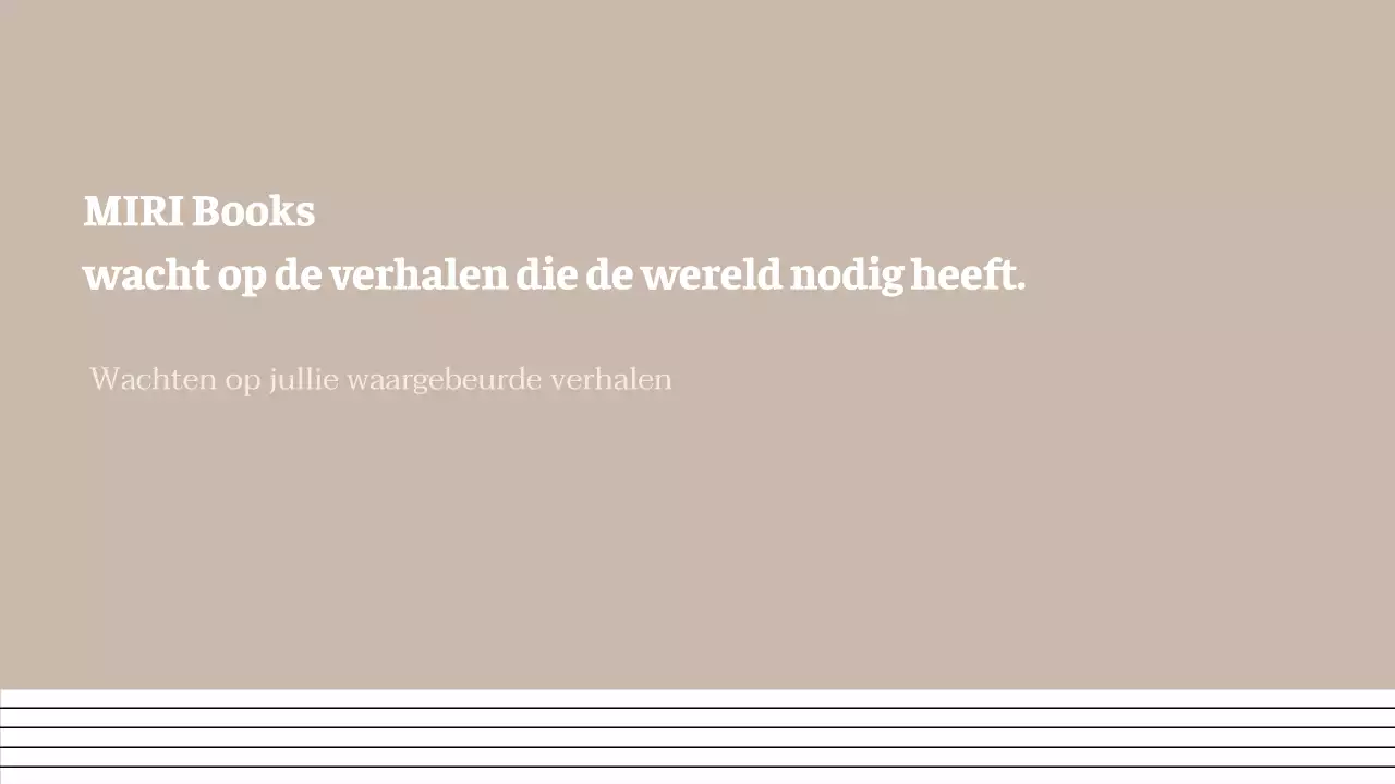 Boekvoorstel voor een modern werk in bruin