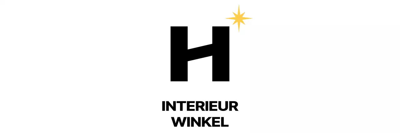 Interieurwinkel logo met een modern letter H symbool
