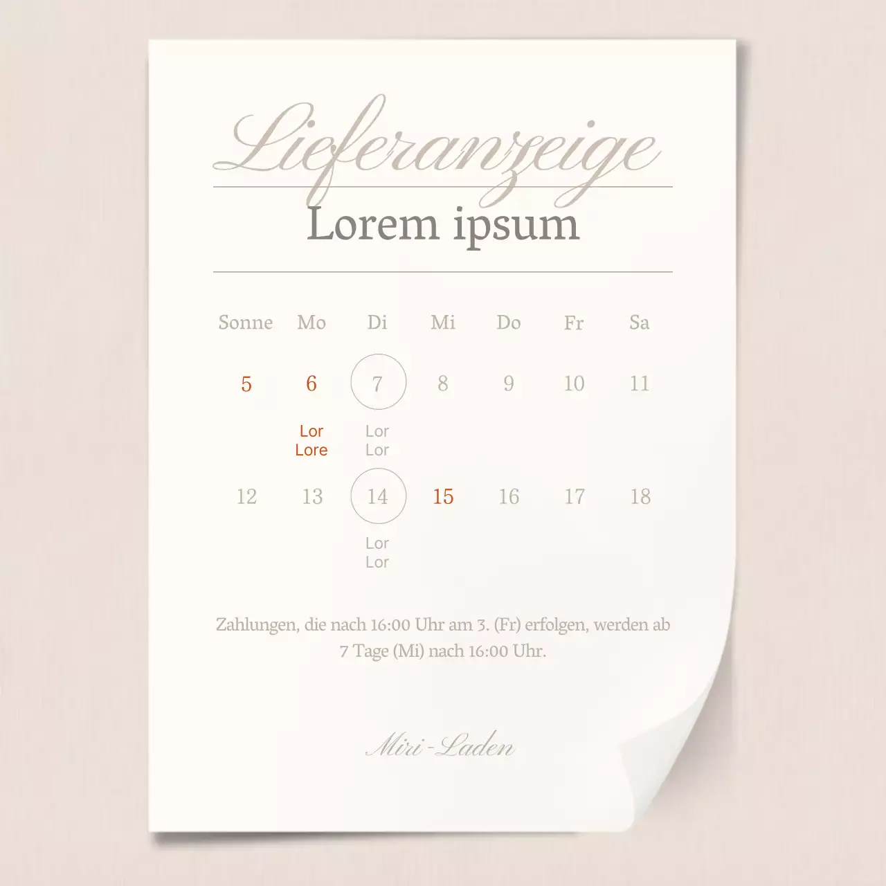 Eine schlichte, emotionale Lobby eines Einkaufszentrums in Beige und Elfenbein Schwarzes Brett