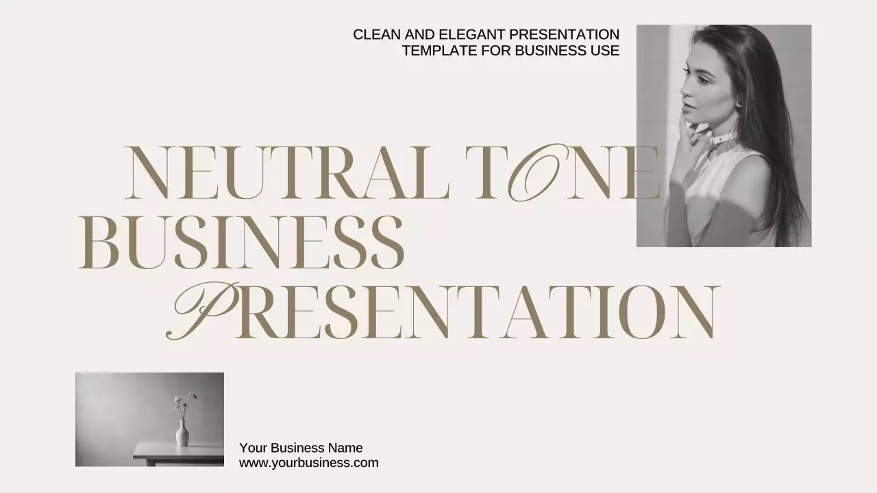 Beige Elegant Business Presentation