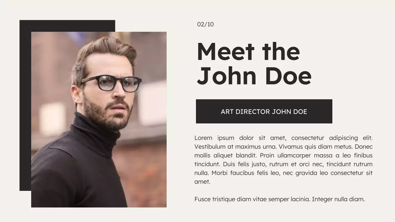 Black Modern Marketing Presentation