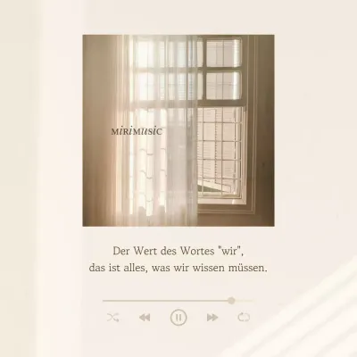 Eine schlichte, sentimentale Post in Beige und Elfenbein