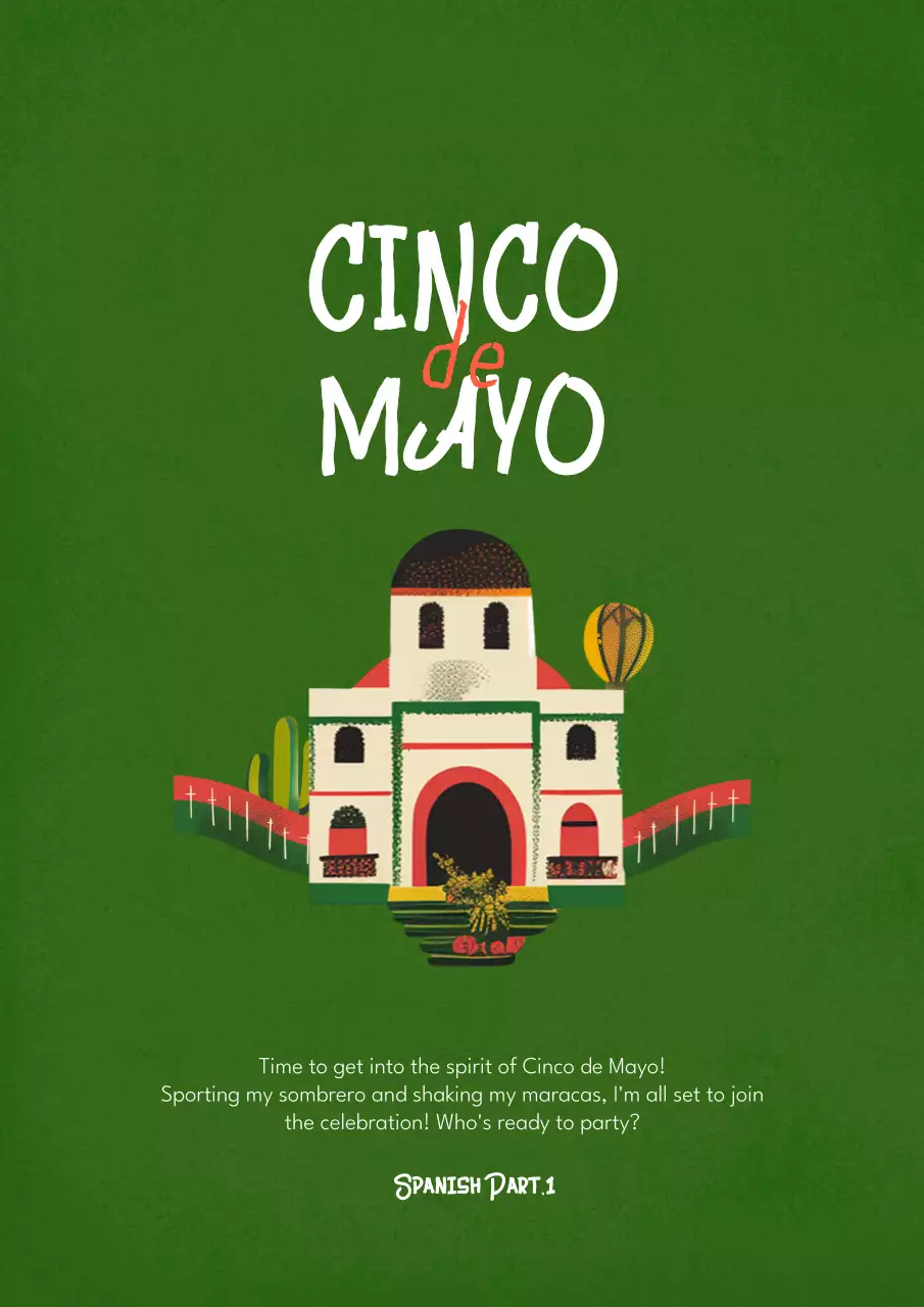 Beige Traditional Spanish Event Promotion Poster