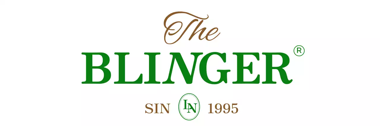 高級感のあるアルファベットロゴと手書きの装飾要素があるヴィンテージロゴ。