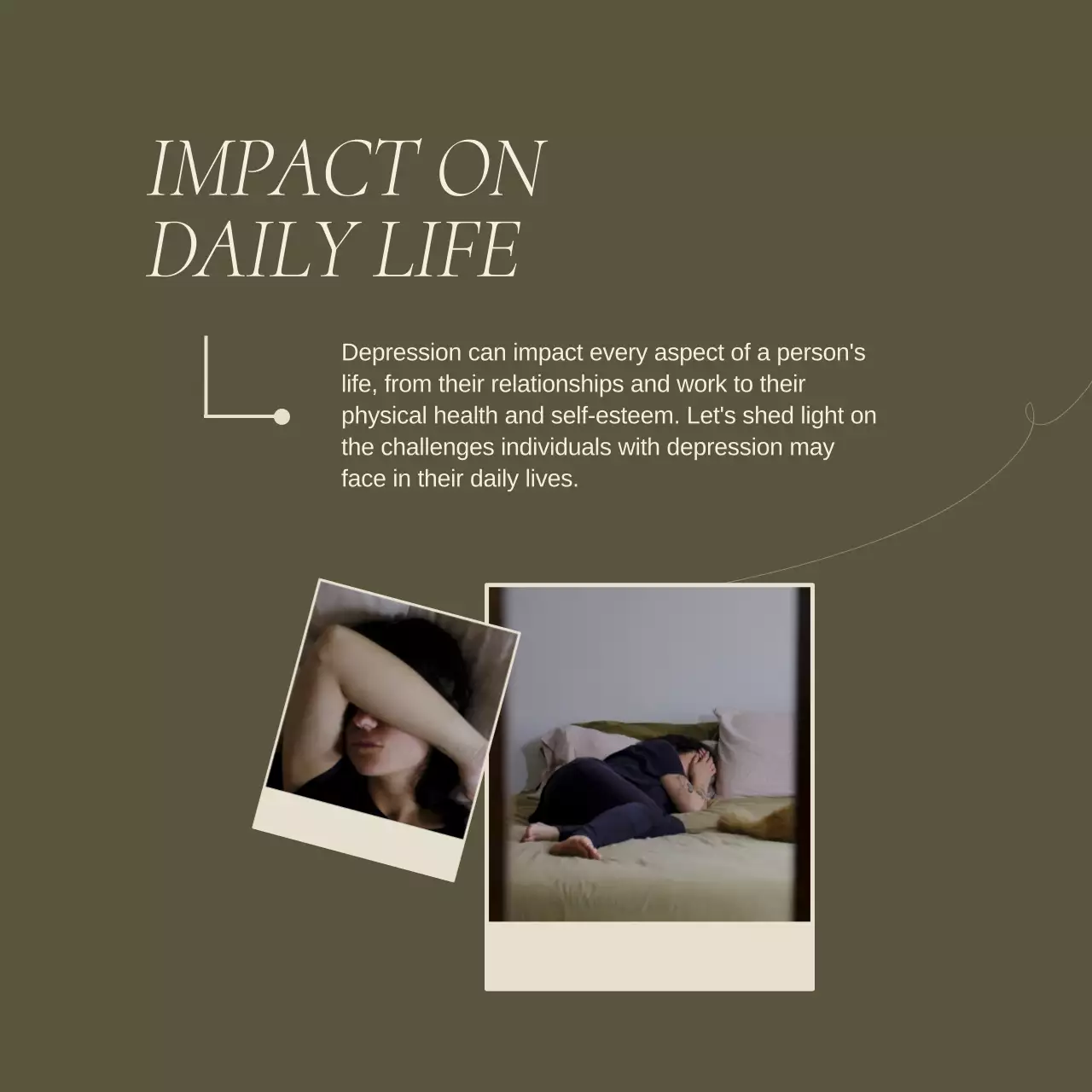 Beige Minimal Mental Health Guide Social Media Post