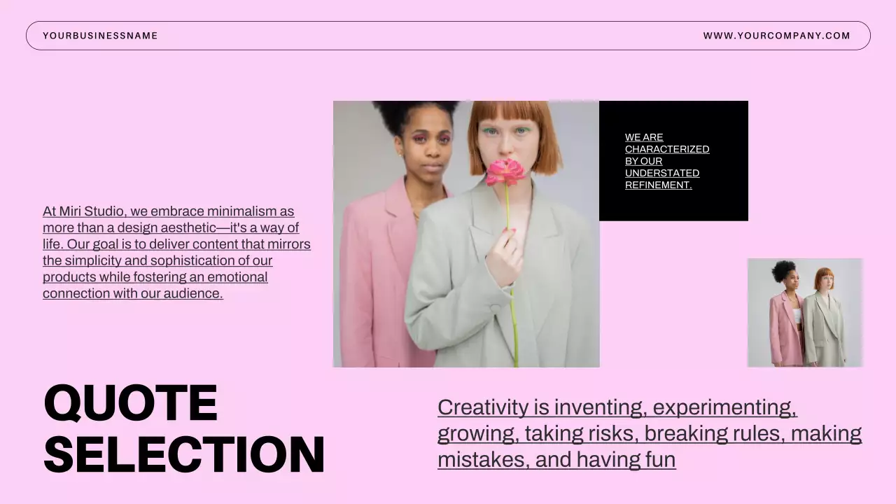 Blue Modern Business Profile Presentation