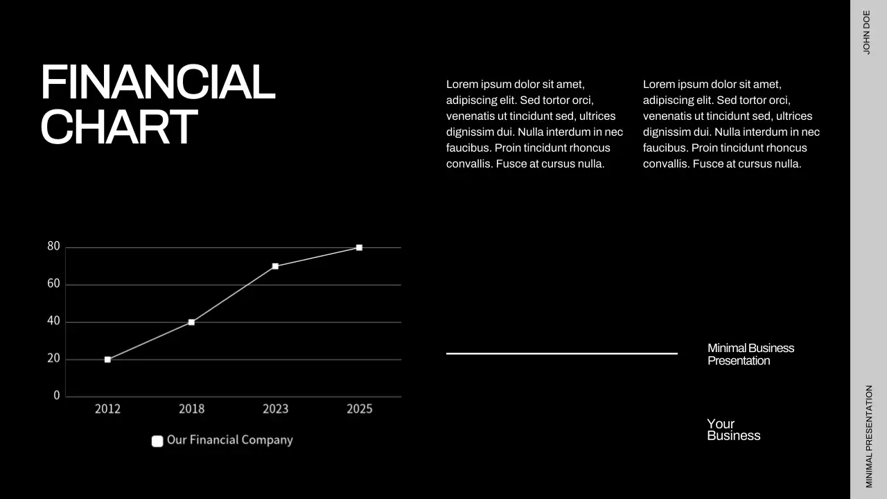 Black Minimal Business Presentation