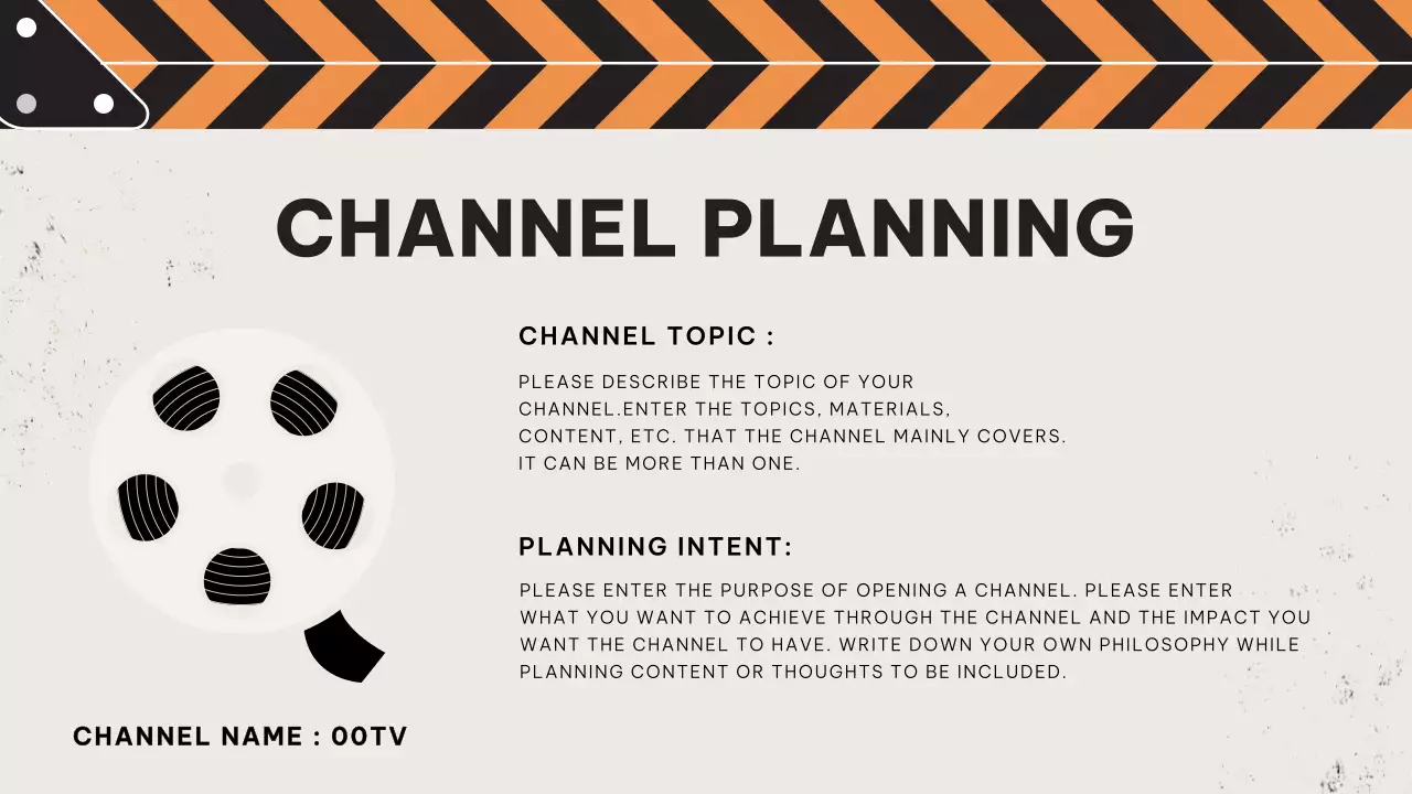 Orange Modern Video Planner Presentation