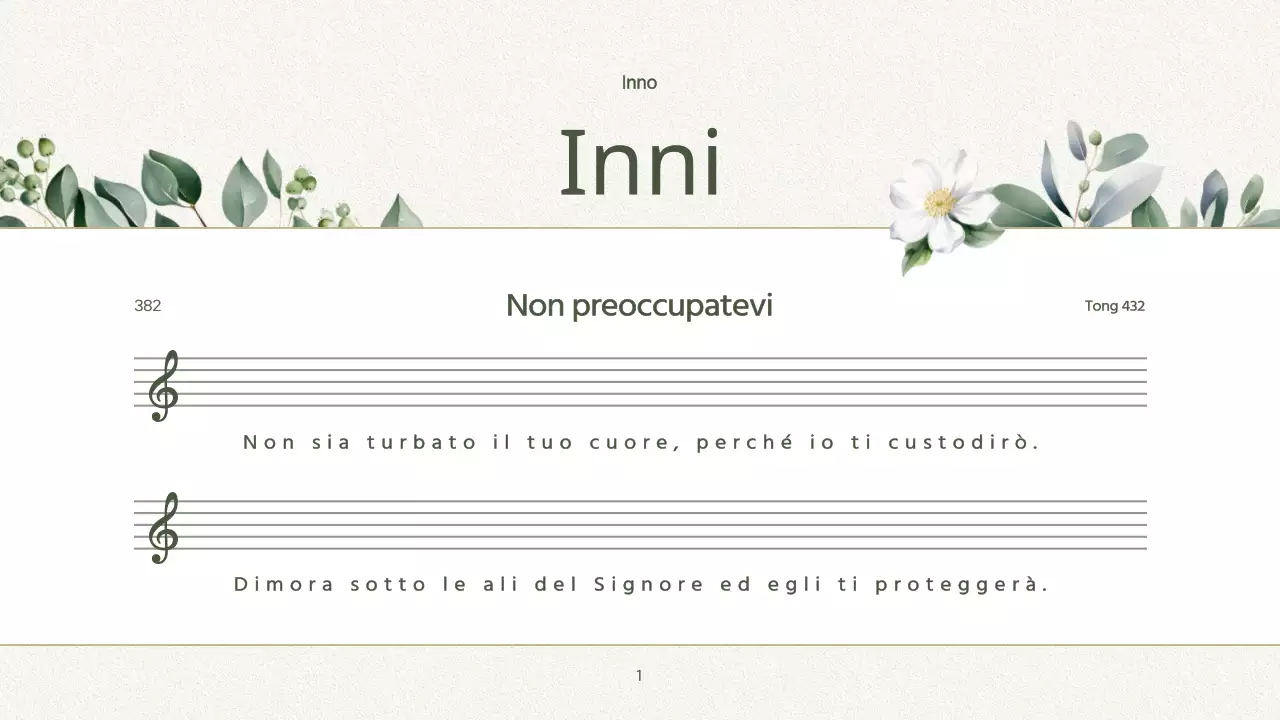 Guida al servizio della Chiesa Botanica Verde Semplice