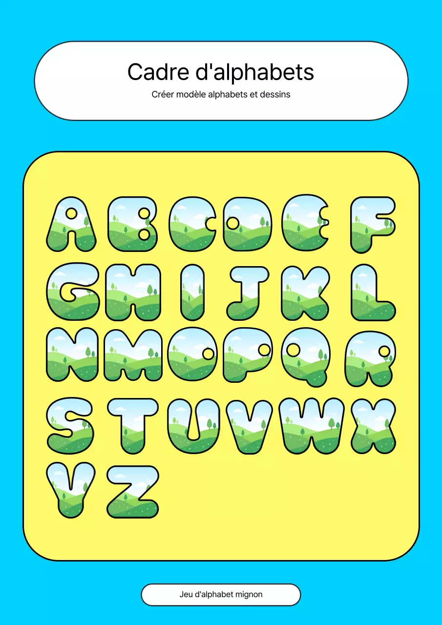 Faites la promotion des événements de la Journée de la Terre en jaune et bleu avec cet adorable présentoir de la Journée de la Terre.