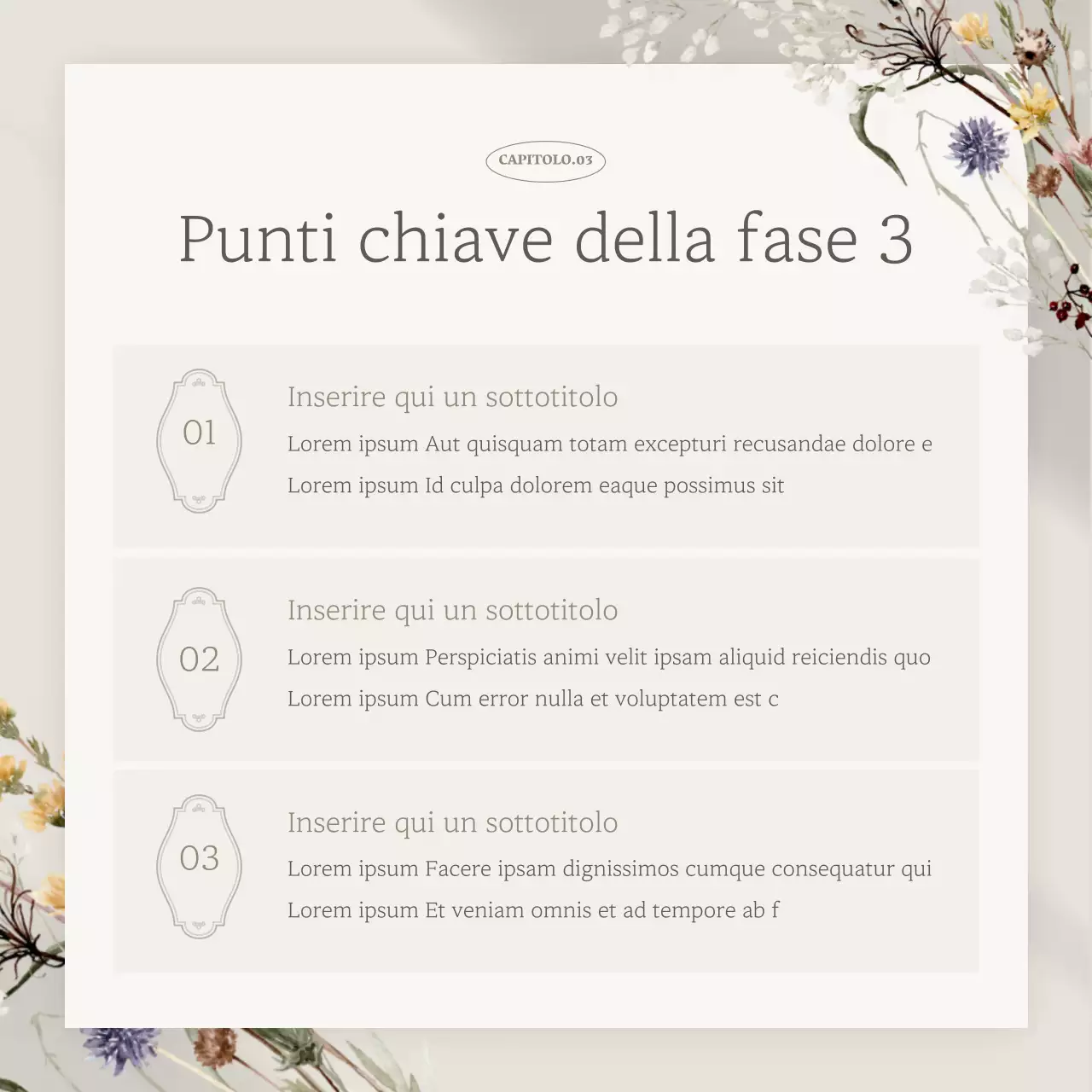 Promuovere il marketing di un marchio di classe in beige