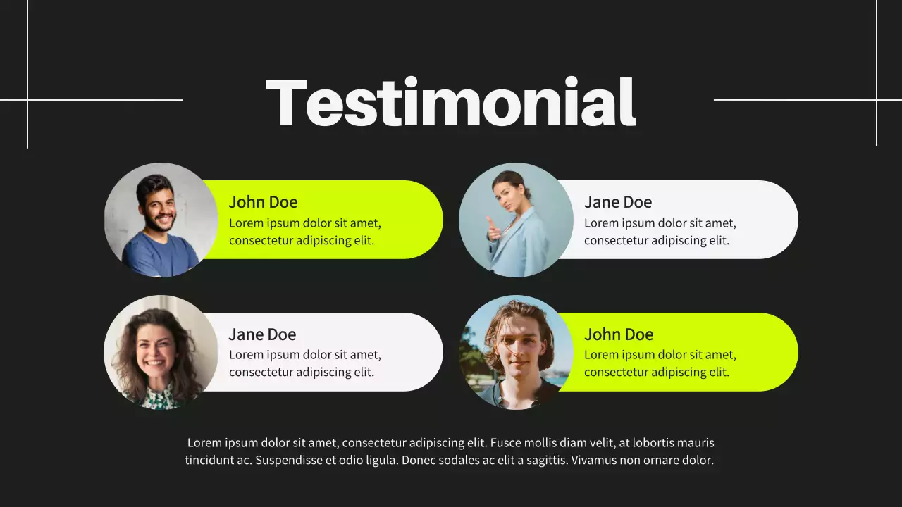 Yellow Bold Business Advertisement Presentation