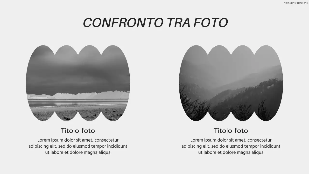 Collage fotografico estetico moderno beige e grigio Promozione