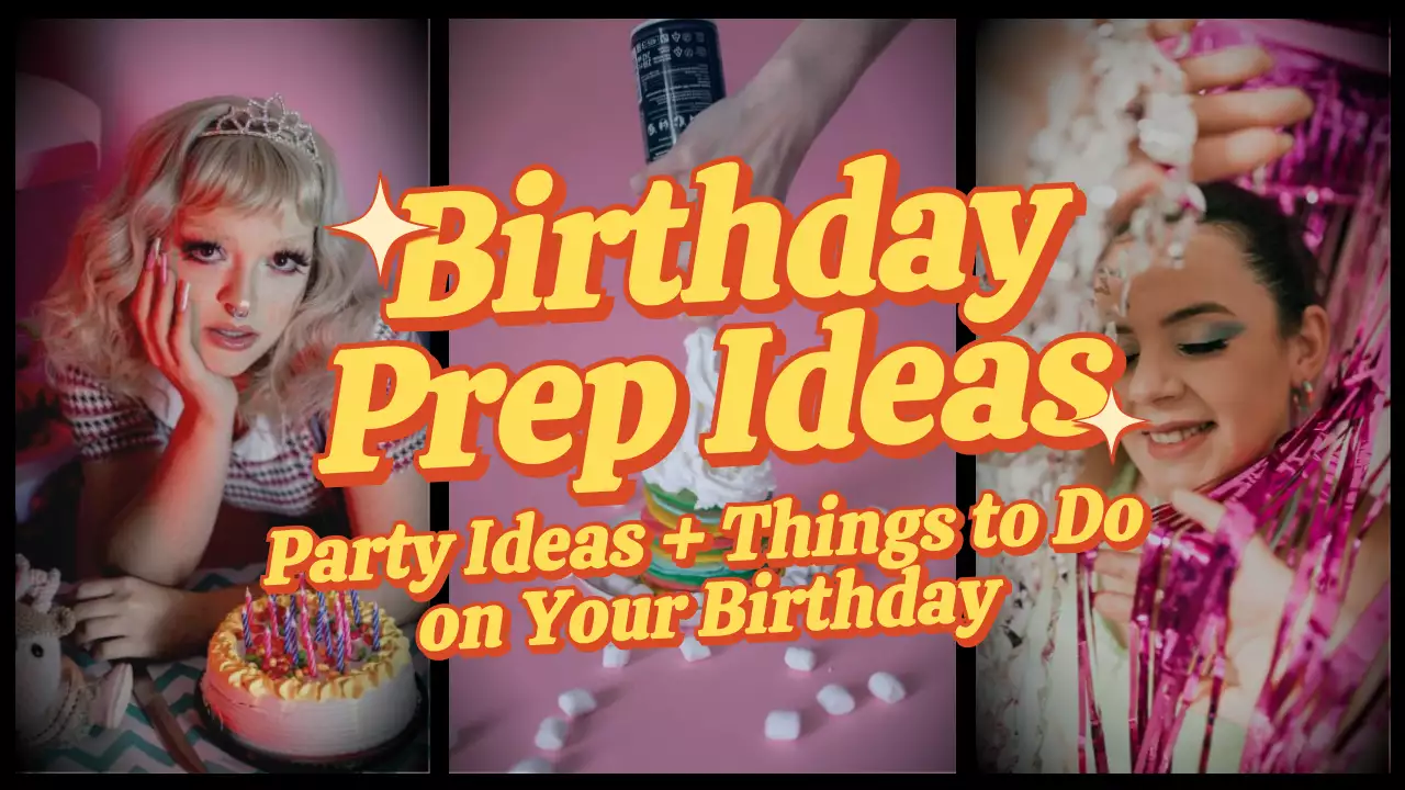 Pink Retro Birthday Guide YouTube Thumbnail