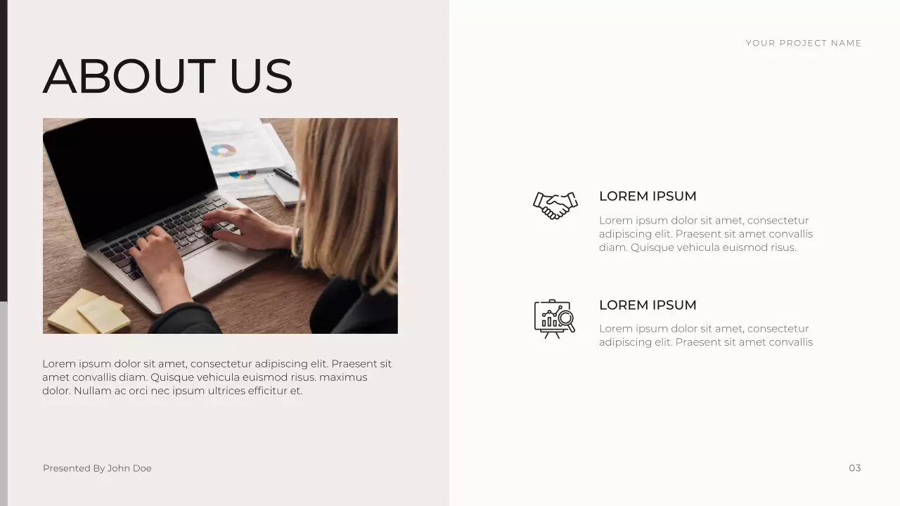 Black Modern Business Presentation