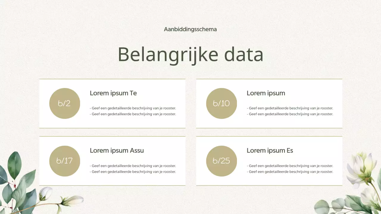 Groene eenvoudige kerkdienstgids