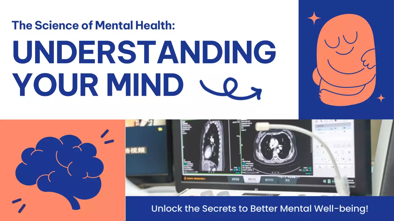 Blue Modern Mental Health Guide YouTube Thumbnail