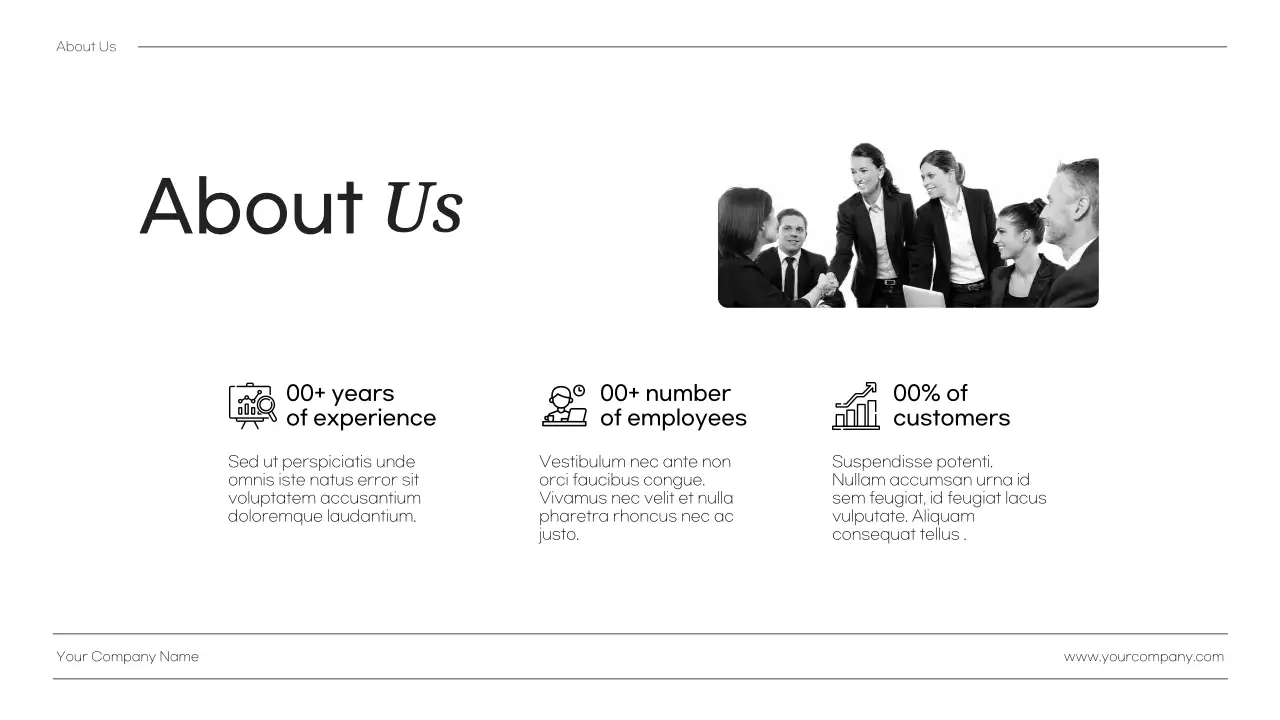 Black Minimal Business Presentation