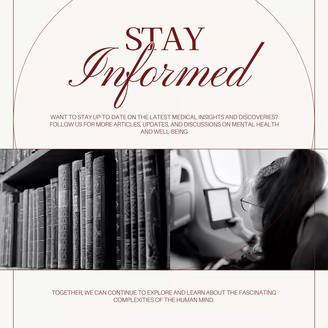 Beige Elegant Medical Guide Social Media Post