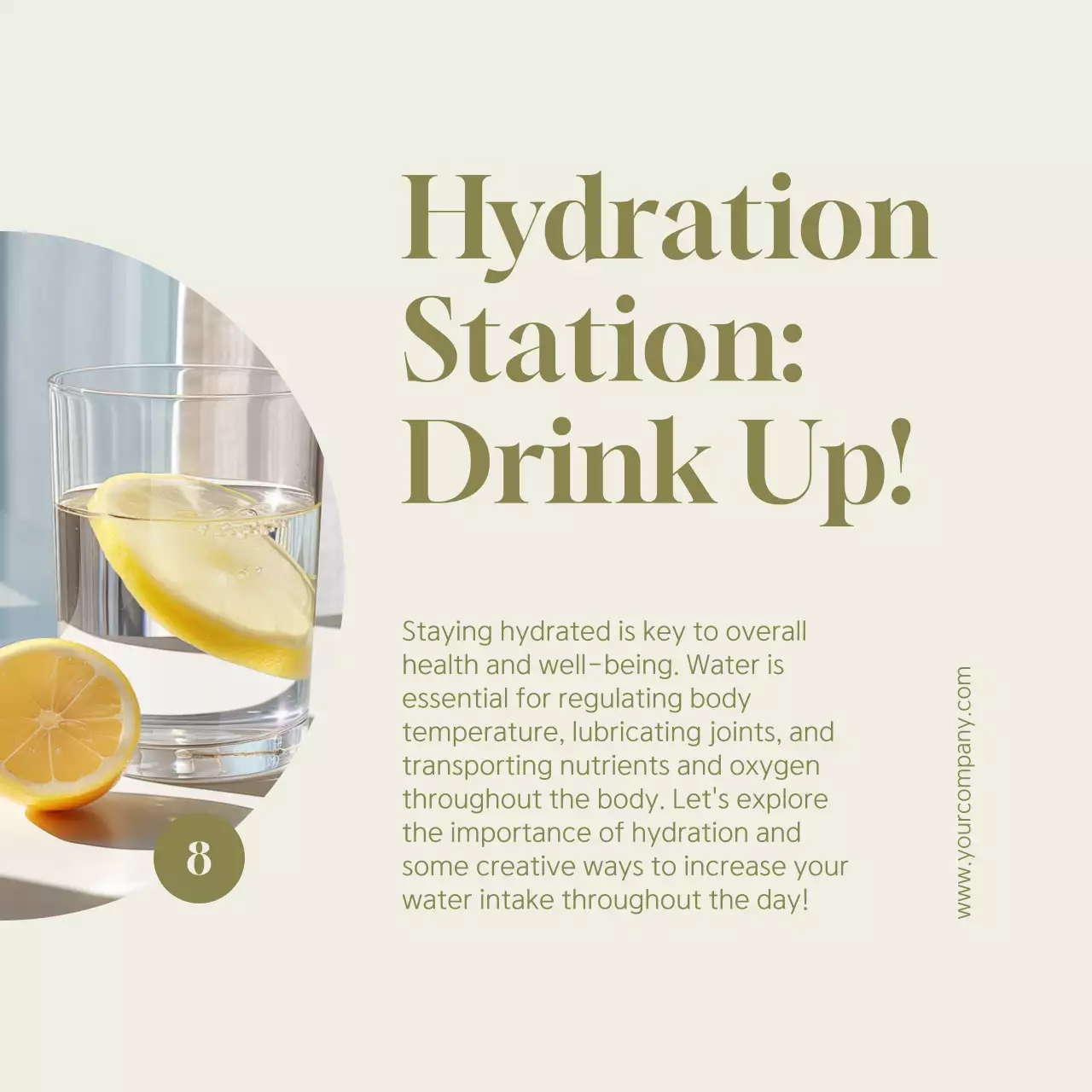 Green Minimal Food Promotion Social Media Post