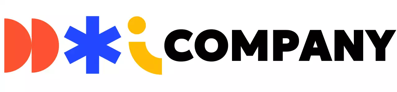 다양한 도형모양을 활용한 컬러풀한 기관 로고