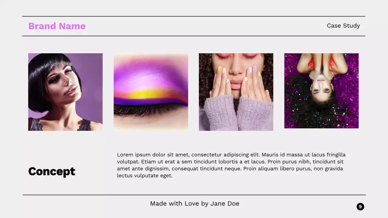 Pink Trendy Portfolio Resume Presentation