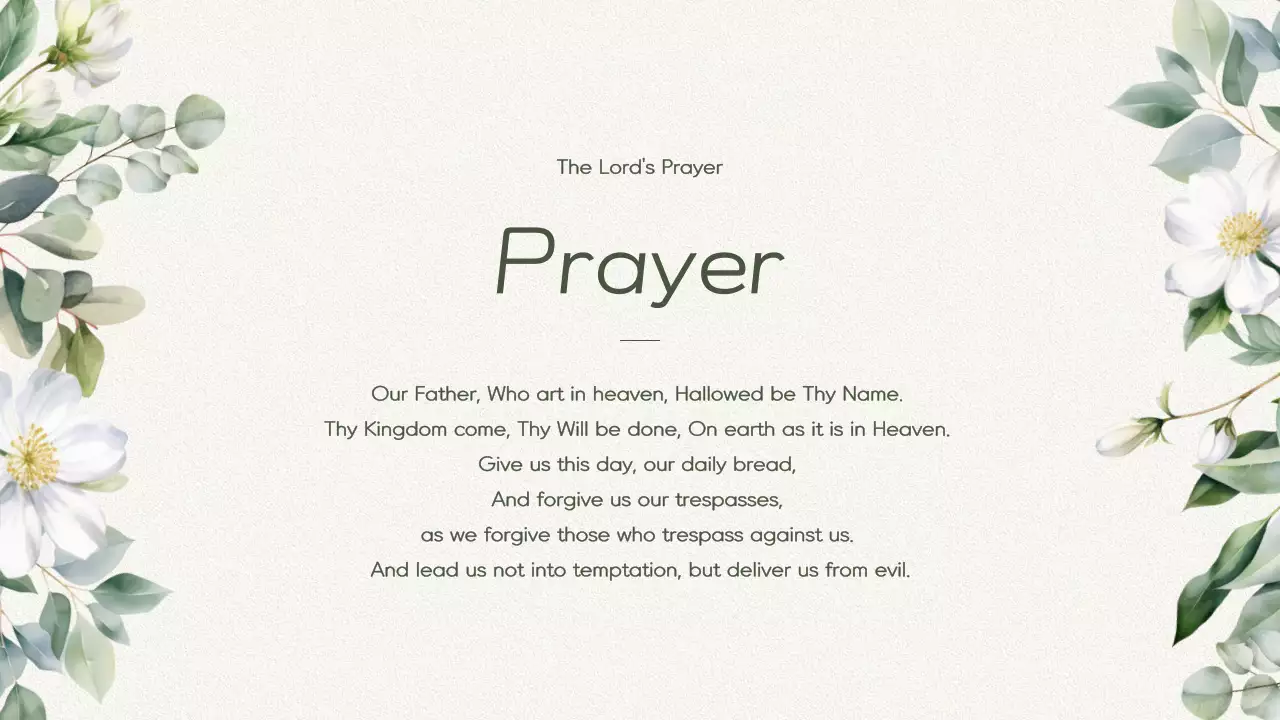 Presentasi Pengumuman Layanan Elegan Putih