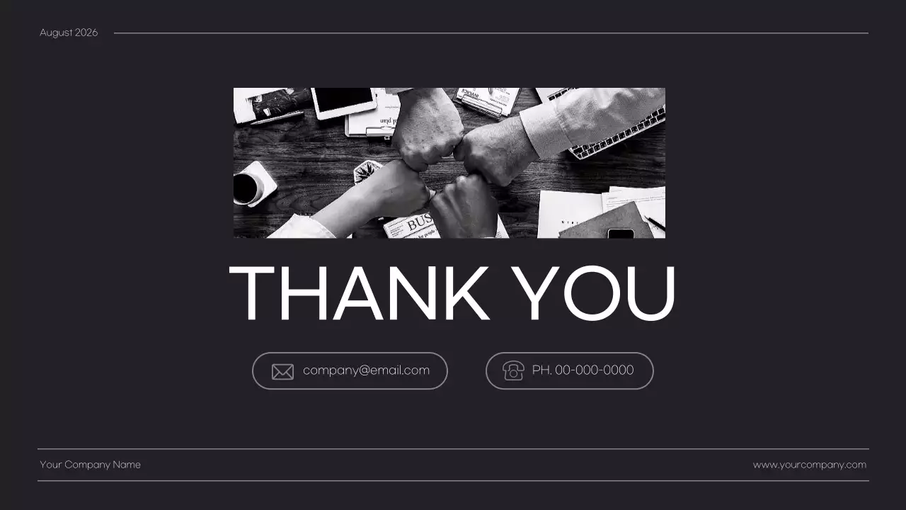 Black Minimal Business Presentation