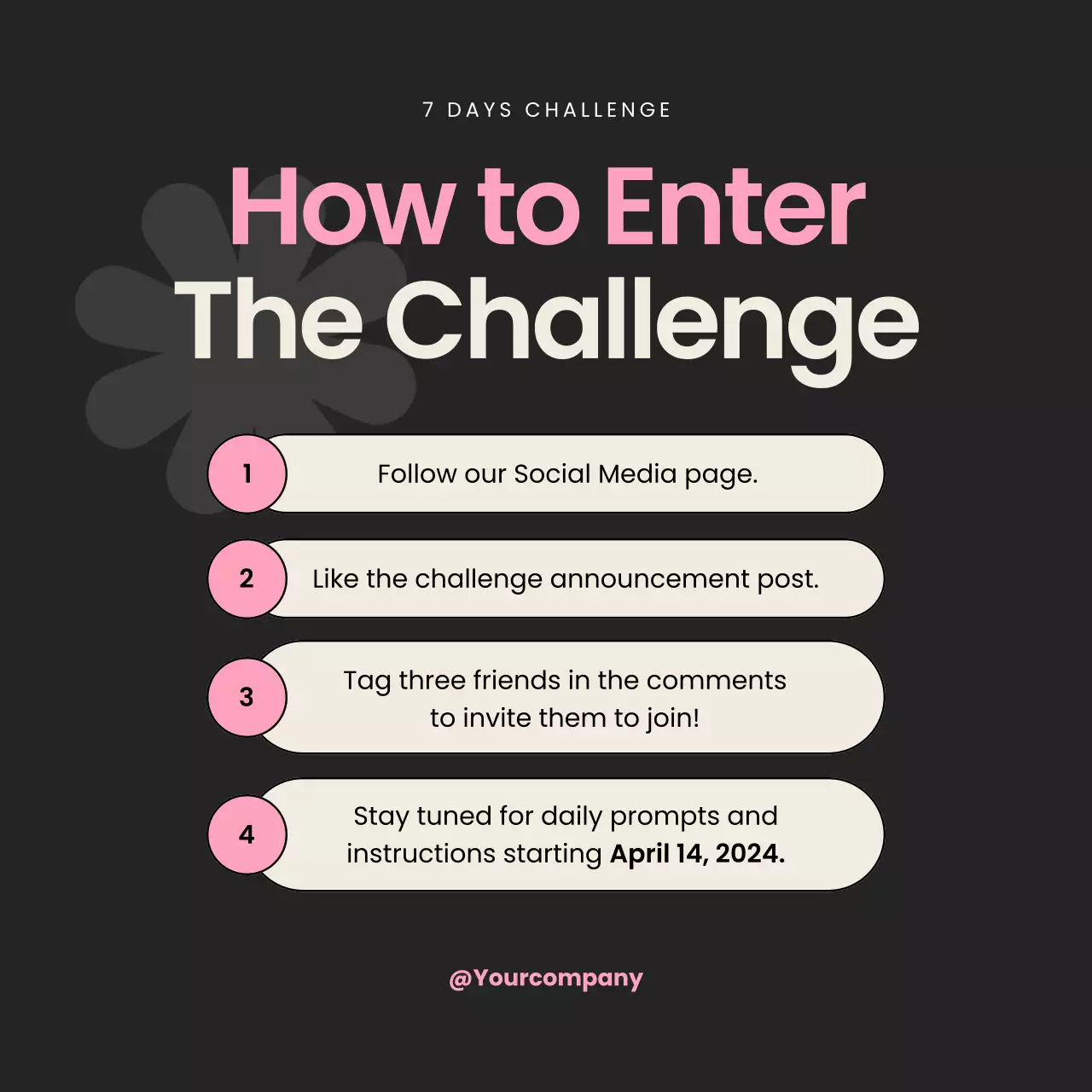 Pink Trendy Promotion Social Media Post