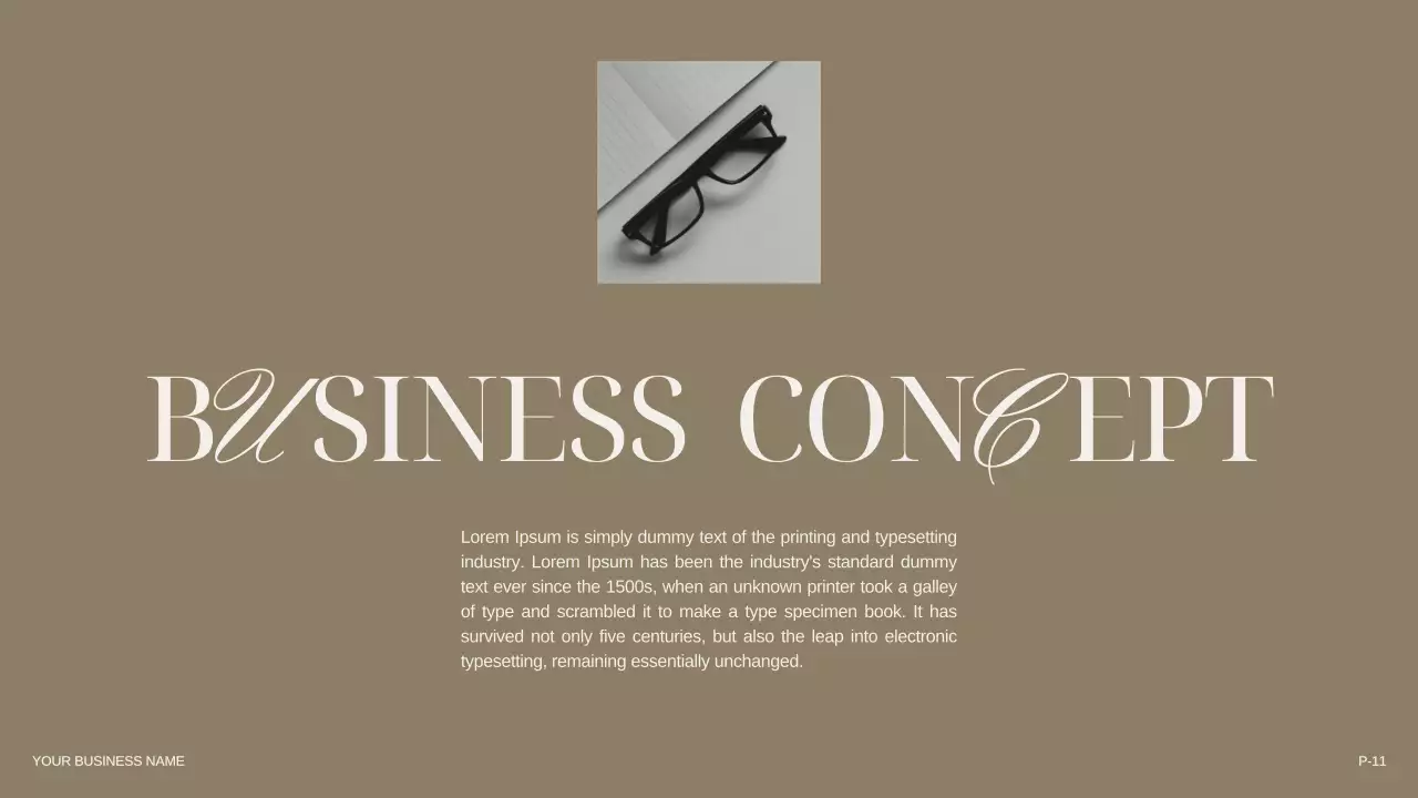 Beige Elegant Business Presentation