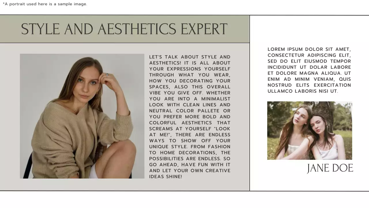 Beige Modern Fashion Blog Guide Presentation