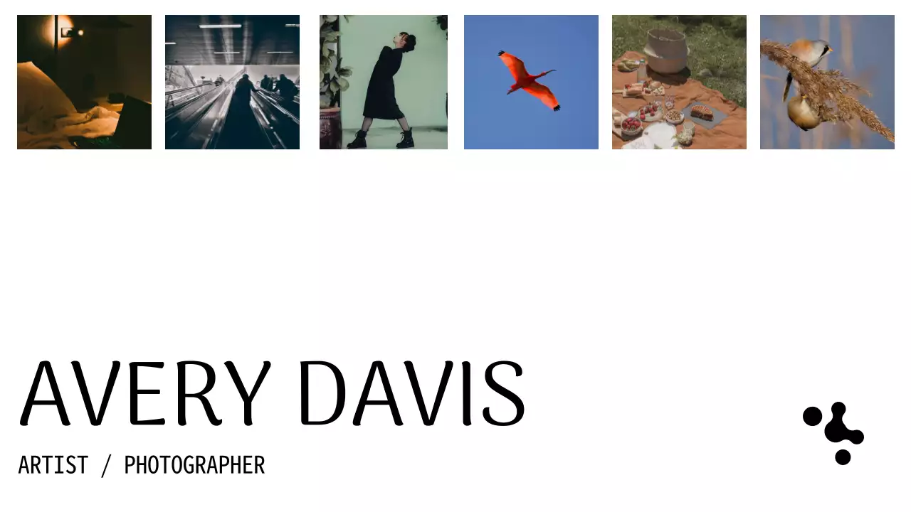 White Minimal Portfolio Resume Presentation