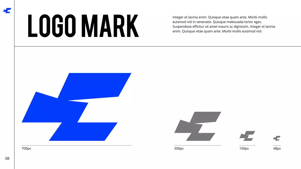 Blue Modern Brand Guidelines Presentation