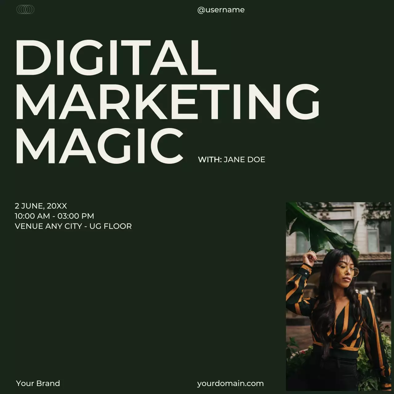 Green Beige Minimal Moody Instagram Editorial Design Collection Promotion