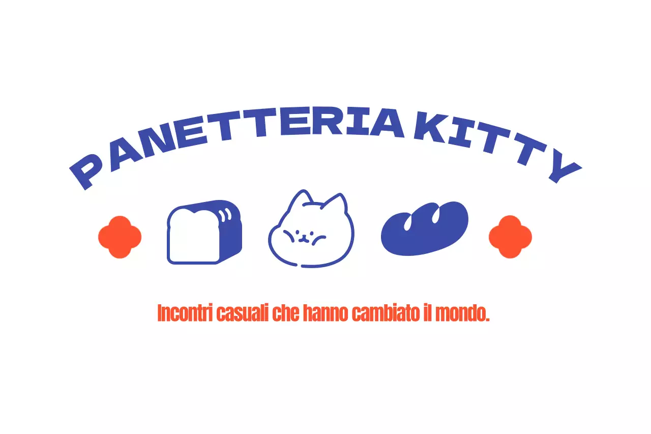 Disegnate una simpatica borsa della spesa per panetteria con un simpatico personaggio di gatto