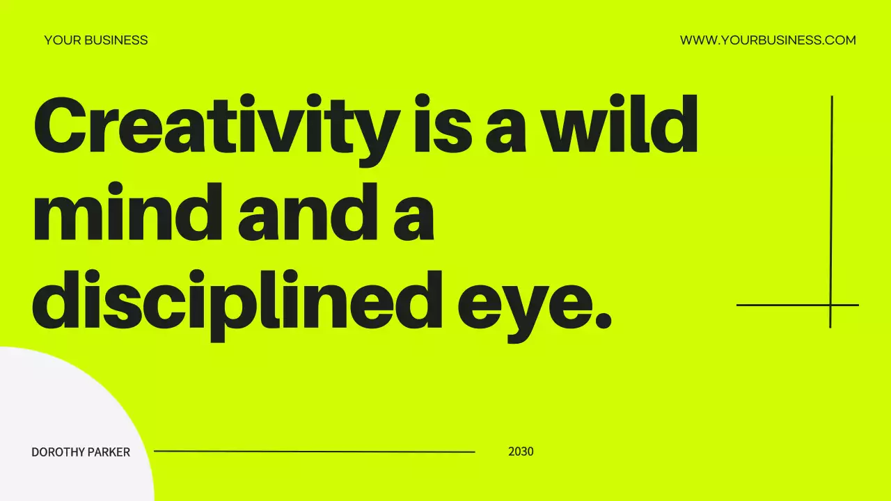 Yellow Bold Business Advertisement Presentation