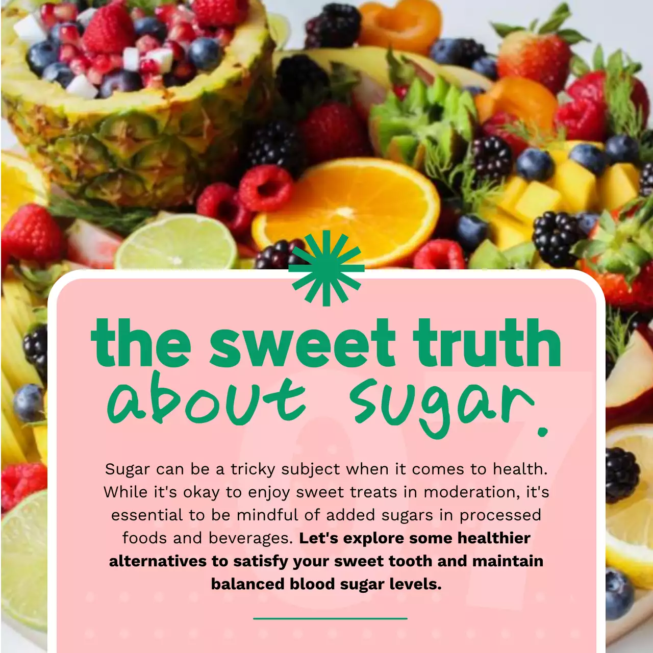 Green Modern Health Promotion Social Media Post