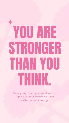 Pink Minimal Motivation Announcement Instagram Post