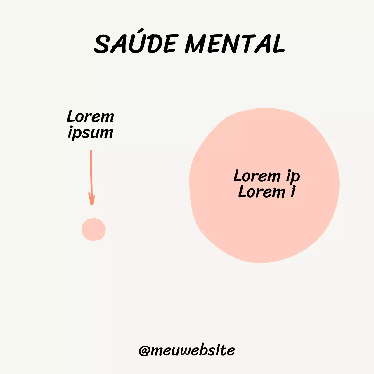 Bege Básico A saúde mental consiste em ver os problemas como mais pequenos do que parecem