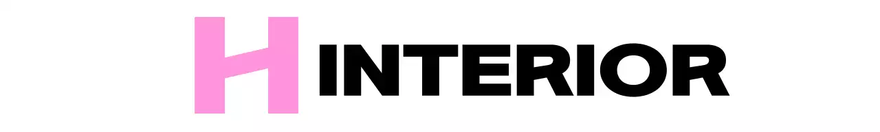 현대적인 알파벳 H 심볼이 쓰인 인테리어 샵 로고