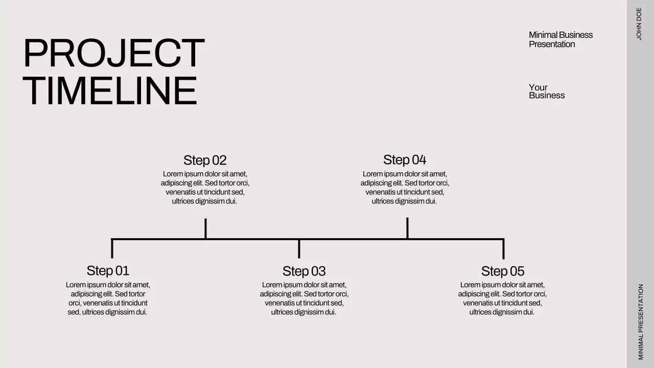 Black Minimal Business Presentation