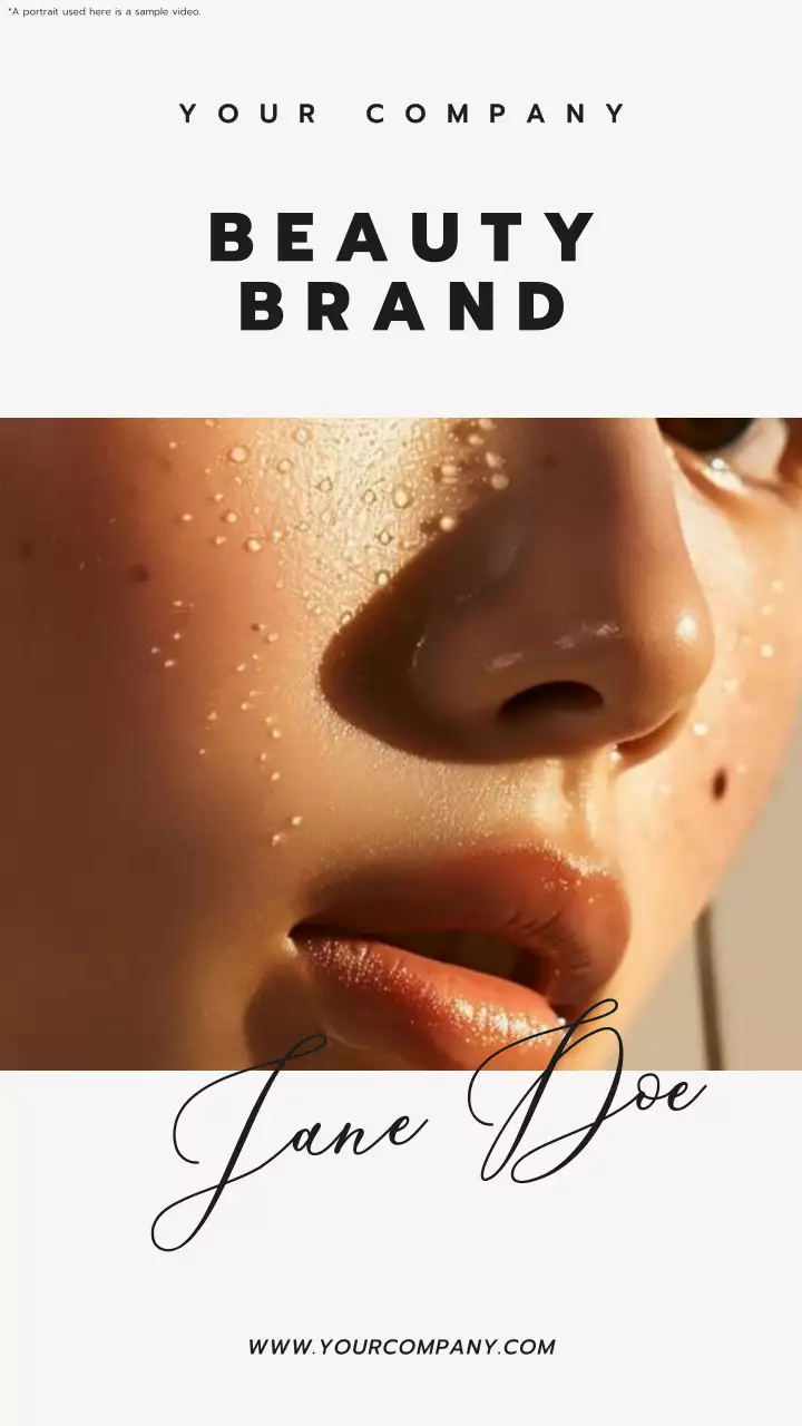 Postagem de promoção de beleza moderna branca no Instagram