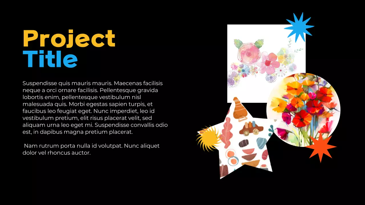 Colorful Trendy Portfolio Presentation