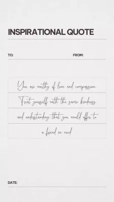 White Minimal Quote Card Instagram Post