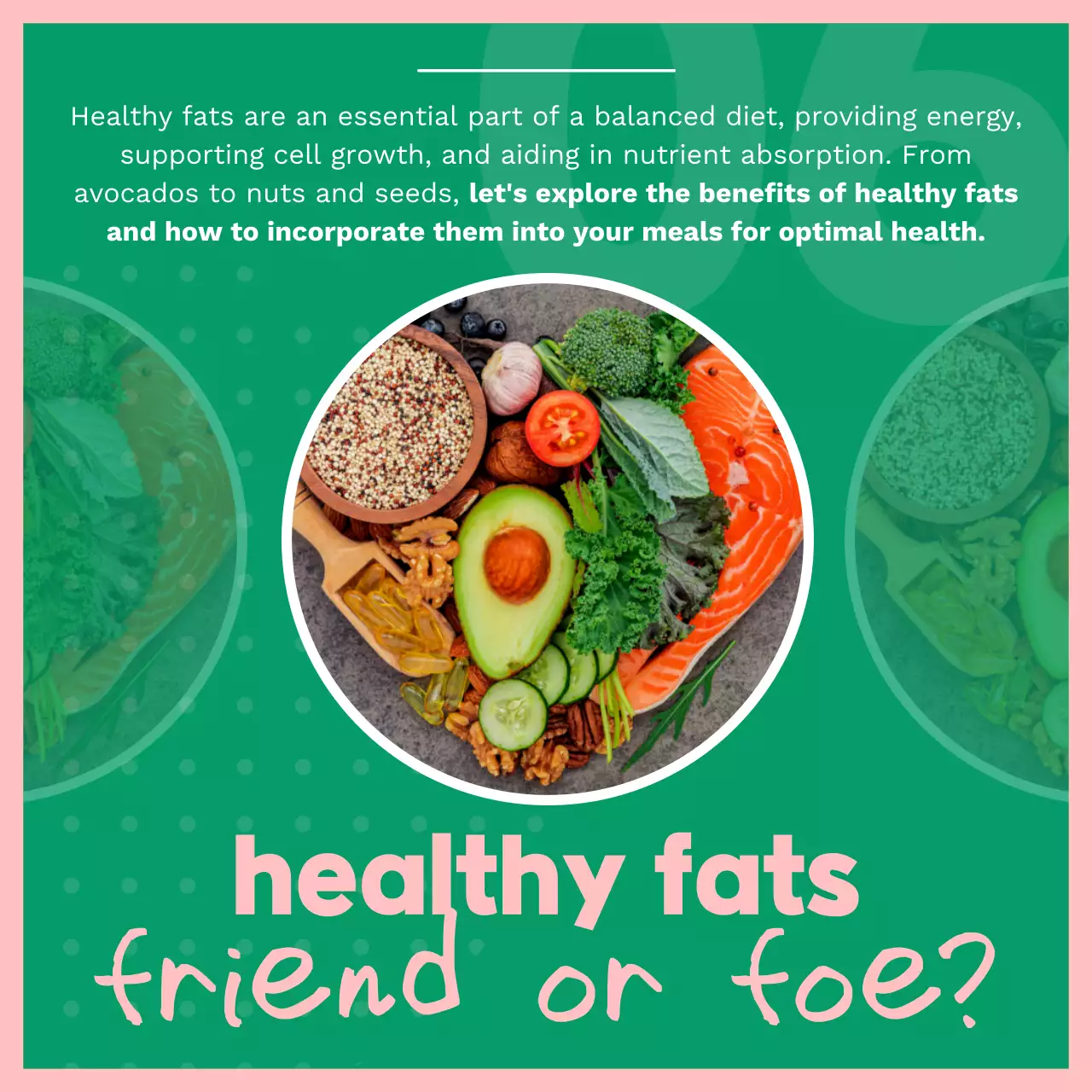 Green Modern Health Promotion Social Media Post