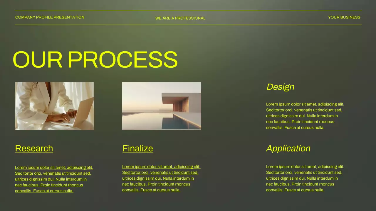 Green Modern Business Presentation