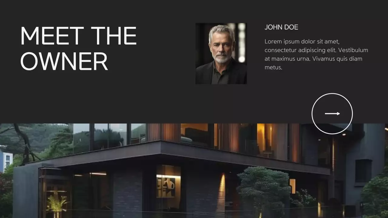 Black Modern Architecture Advertisement Presentation