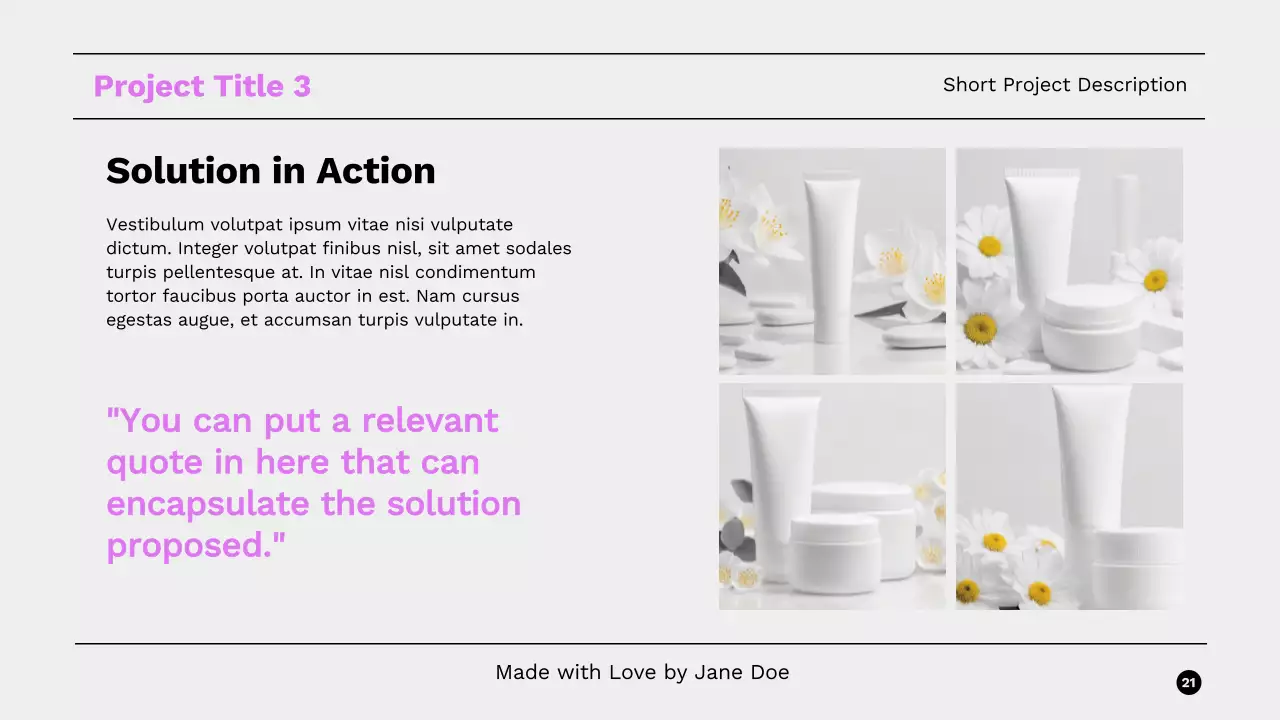 Pink Trendy Portfolio Resume Presentation